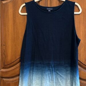 J. Jill Blue Ombre Tank Top Relaxed Fit